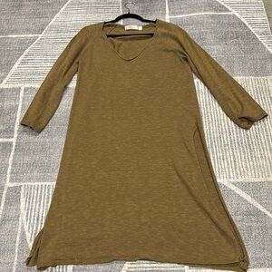 Free People Beach Olive Green Dress